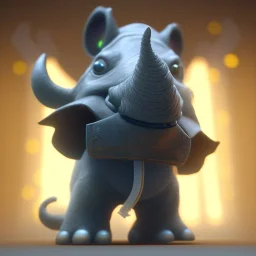 Concept art of Little mascot rhino wearing a hoodie (Pixar art style)++, highly detailed, digital painting, art stations, concept art, smooth, unreal engine 5, god rays, ray tracing, RTX, nanite polygons, lumen lighting, ultra detail, volumetric lighting, 3d, detailed anime, finely drawn, high definition, high resolution, cartoon [ animation, cartoon, drawing, painting, low res, cropped, watermark, jpeg artifacts, low quality, normal quality, bad anatomy, text error, worst quality, blurry thousa