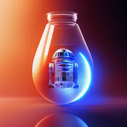 Star wars characters in a bottle floating, super high resolution, professional photograph, in focus, beautiful detail, professional digital art, stunning 4k, volumetric light, Award-winning photograph, photography, tokio background