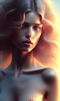 porno russian model , cute, beautiful, long hair, wavy hair, curly hair، black eyes, full body, cinematic, 8k, resolution concept art portrait by Greg Rutkowski, Artgerm, WLOP, Alphonse Mucha dynamic lighting hyperdetailed intricately detailed