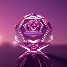 transparent crystal rose highly detailed, glowing,Insanely detailed photograph of an elaborate beautiful fantasy art album cover art 4K 64 megapixels 8K resolution HDR Greek shiny space colours jewelry celestial hair eyes light