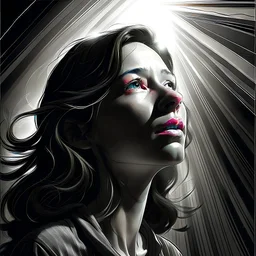 The harmonies that follow bring a sense of hope and longing, like a ray of light breaking through the clouds. The woman's expression softens, and she leans forward, her eyes fixed on the recording with a newfound intensity. Another scene she closes his eyes and lowers her head quickly and sad