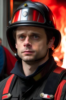 Sebastian Stan as firemen