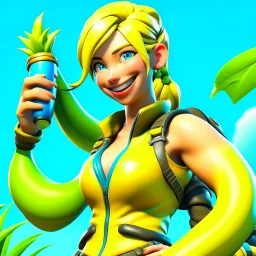 PerkyXanz in fortnite with big banana