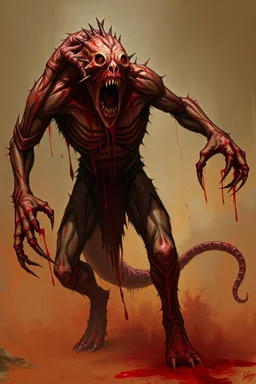 monster creature bloody