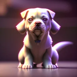 cute 3d cgi dog, 8k resolution, ultra hyperdetailed, Unreal Engine 5, very small details, realistic