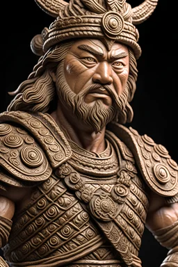 Fuji mount , huge palace,figure of an warrior holding a sword ,brown hazel eyes, natural skin texture,extremely detailed skin with pores, messy hair, ultra realistic, earthy filter
