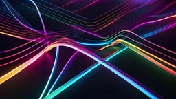 (Premium AI Image)+ 3d multi-colored render, colorful, abstract wave neurons connection network, background, futuristic super high energy particles flowing with glowing neon lines, lots of negative empty space, circuit lines concept, digital fantastic wallpaper, 8k, (high detailed 10.5), uhd, dslr, soft lighting, (high quality 10.5), film grain, Fujifilm XT3