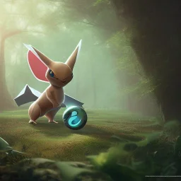 Mystery pokemon,Ambiance dramatique, hyperrealisme, 8k, high quality, lot of details, portrait,