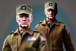 G.I. Joe doll soldier nylon Donald Trump, gun,boots, helmet, Trump facial detail,trump