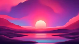 Smooth blend modern red purple sunset sky abstract glow background gradient.