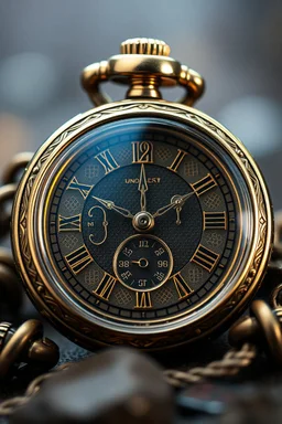 dnd fantasy a close up of a pocket old watch that looks magical and exotic