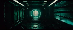 Lush void, Dystopia, futurism, cyber, imperfection, natural lighting, cinematic, Fuji Film, Anamorphic lens, 2040s, deep depth of field, Solarpunk