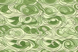 japanese squiggle design pattern nature 2 tone