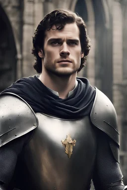 Henry Cavill as a knight