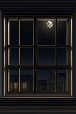 night window realistic