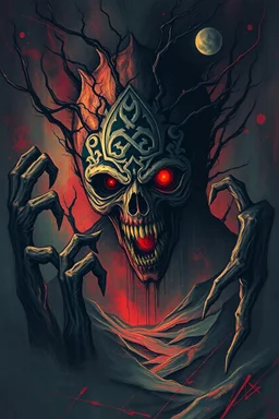 a horrifying, abstract nightmare
