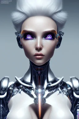 cyborg, white hair, sexy, perfekt, real, dream