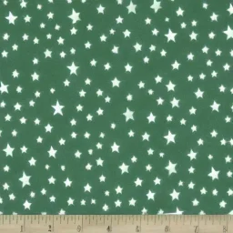 repeating moon and stars green