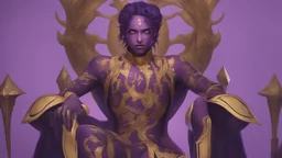 A purple Umbral Gold human