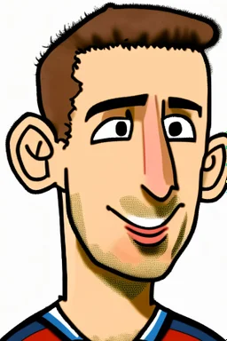 Alfie Whiteman Footballer ,cartoon 2d