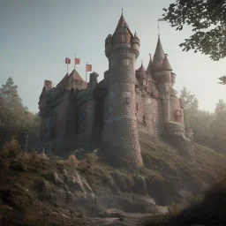 Castle, --s 6000, octane render, intricate details, ultra realistic style, 8k resolution