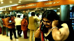 indian lady on phone does the batman theme