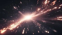 light reflections x-particles 3D cinema 4D redshift dark ray of light, abstract shapes, universe, surrounding, oppression