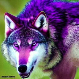 Purple wolf