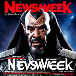 The Klingon edition of Newsweek Magazine