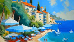 cote d'azur painting neoclassism 60