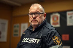 Cree l image d un agent de sécurité malsain et alcoolique