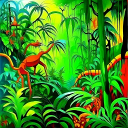 Jungle. Contemporary art
