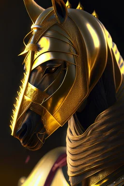 Golden arab Knight 4k