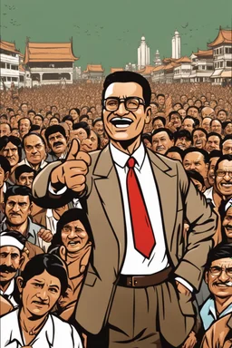 Opening shot: A noisy public place with a small, tense crowd gathered around Dr. Shumukh, a fierce and confident business leader Ladies and gentlemen, comrades and loyalists, thank you for being here today. We stand on the brink of change, about to regain what is right for us, (he lifts his fist) [cut shots from the crowd, capture their concentrated expressions and intense energy see the design etched on your faces.