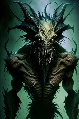 humanoid monster demon brutal beast demon abomination lovecraftian