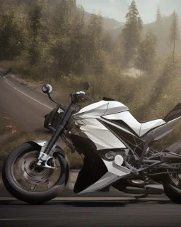 realistic liter sports bike, motorcycle, 50 degree lean angle, hitting the apex, knee drag, hyper-detailed, beautifully color-coded, insane details, intricate details, beautifully color graded, Color Grading, Editorial Photography, Depth of Field, DOF, Tilt Blur, White Balance, 32k, Super-Resolution, Megapixel, ProPhoto RGB, VR, photorealistic rendering