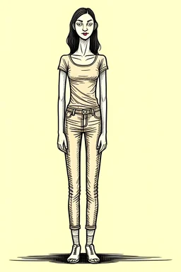 skinny woman