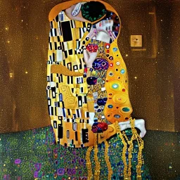 Cosmic Plankton by Gustav Klimt