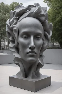 the sculpture is unusual