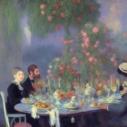 "The Brunch Club" by Monet.