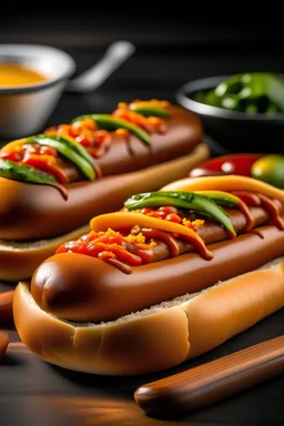 juicy spicy real hotdogs