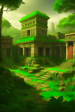 Ancient jungle ,ruins