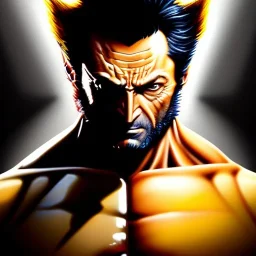 ultra detailed fullbody portrait of WOLVERINE (X-Men), extremely detailed digital painting, intrincate, extremely detailed face,crystal clear Big eyes, in the style of Simon Bisley, mystical colors , perfectly centered image, perfect composition, rim light, beautiful lighting, 8k, stunning scene, raytracing