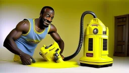 tyrone uses yellow eureka vacuum