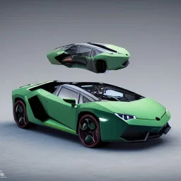 Realistic Futuristic Lamborghini