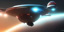 extra-terrestrial, 8K, photo realistic, highly detailed, lught ufo, light colors