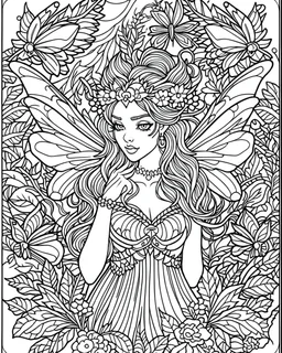 fairy coloring page