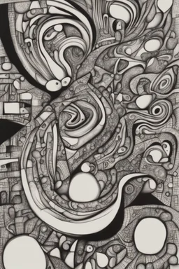 Abstract drawing about life