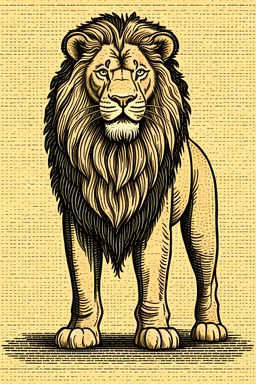 stand up lion