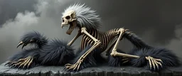 Ben Daglish & Anthony Lees Werewolf Skeleton with lotsa fluffy fur